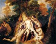 Jean-Francois De Troy Diana And Her Nymphs Bathing oil painting reproduction